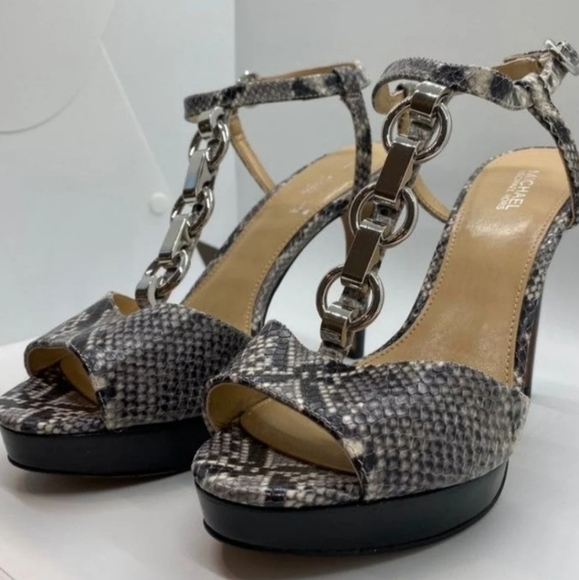 Michael Kors Snake Print Heels - Picture 5 of 12